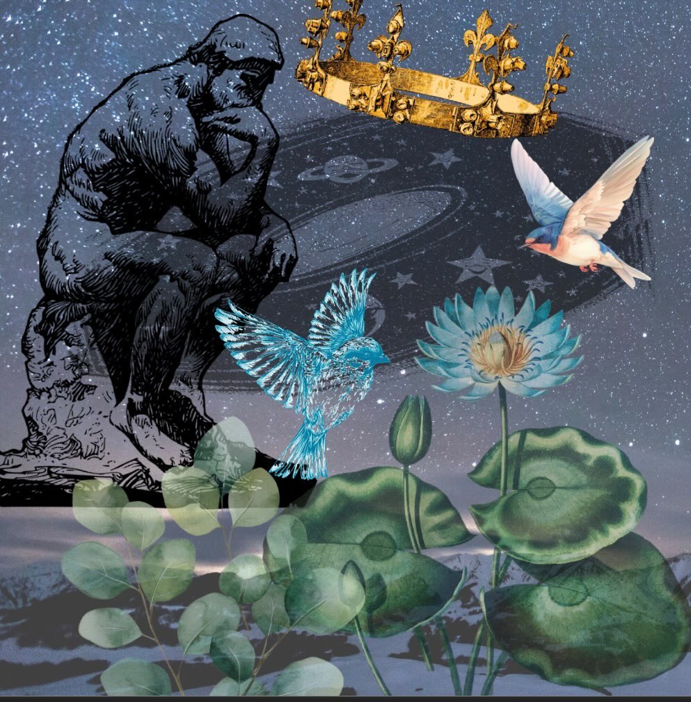 Artwork representing the cycle of anxiety about anxiety and the fear of feeling anxious.